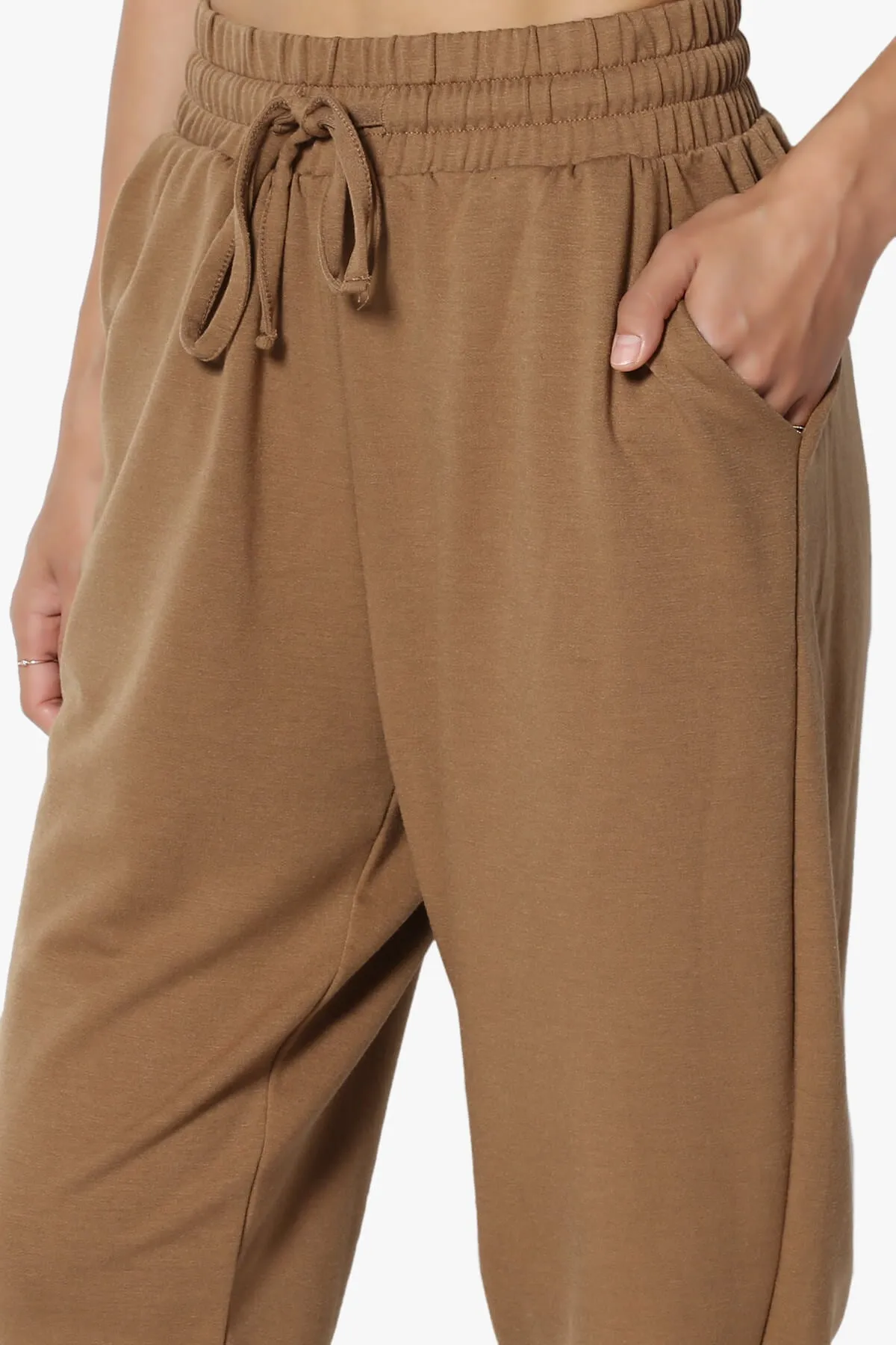 Lanette Drawstring Jersey Jogger Pants