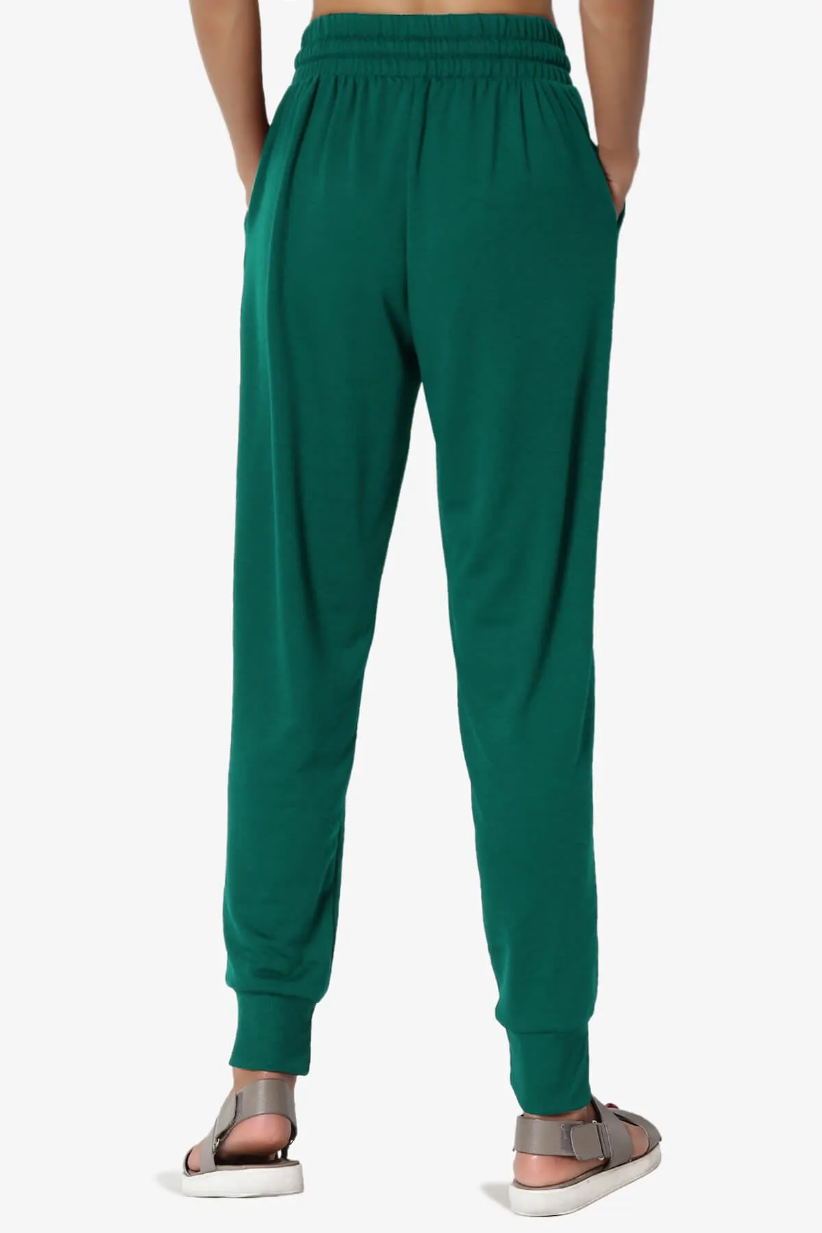 Lanette Drawstring Jersey Jogger Pants
