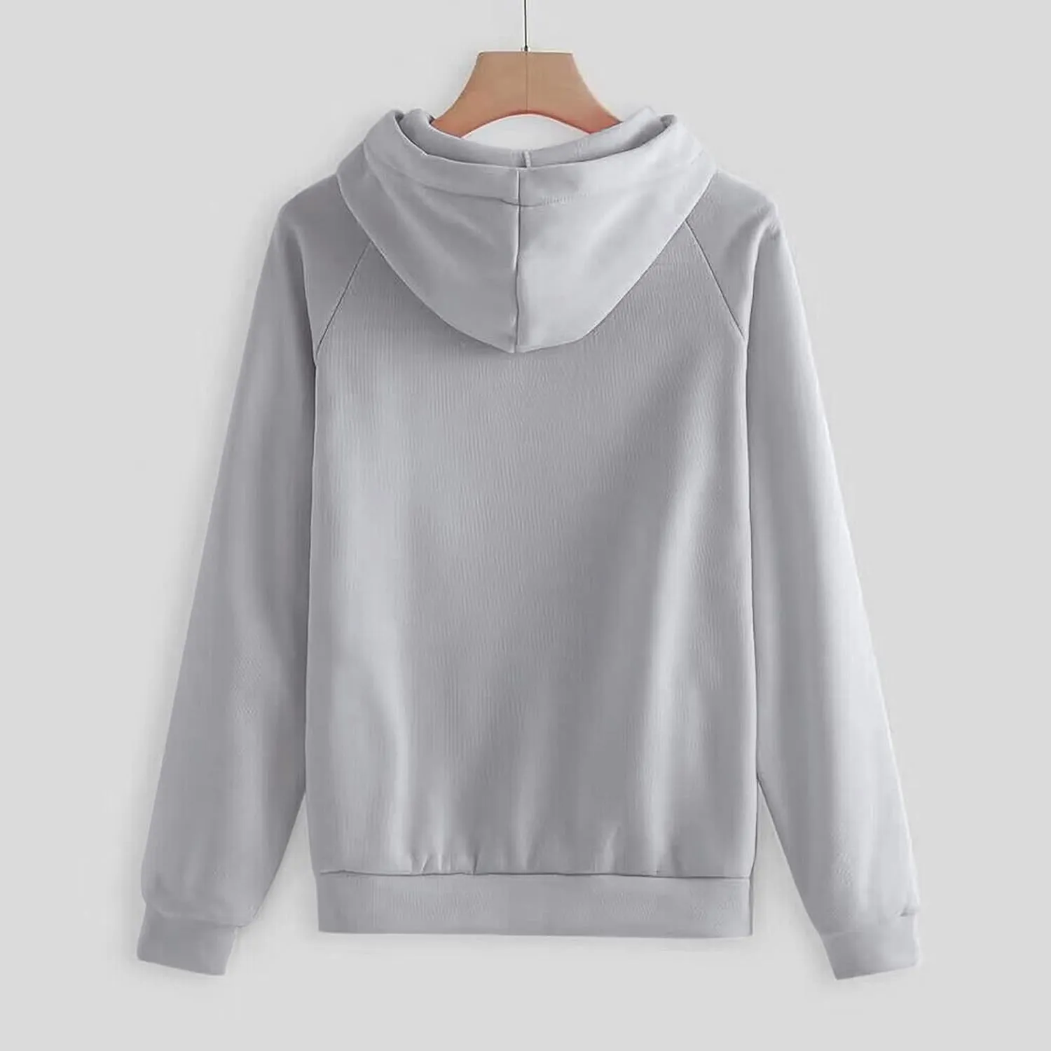 Lastesso Sweatsuit Set for Women Solid Loose Fit Sweatsuits Soft Long Sleeve Pullovers with Pockets Cozy Track Suit Sets