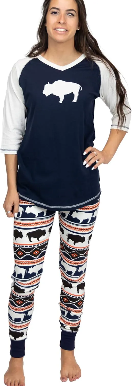 LazyOne Women's Soft Casual Pajama Leggings and Tall Tee Sets with Cute Fun Prints, Cute Women's Pajama Sets