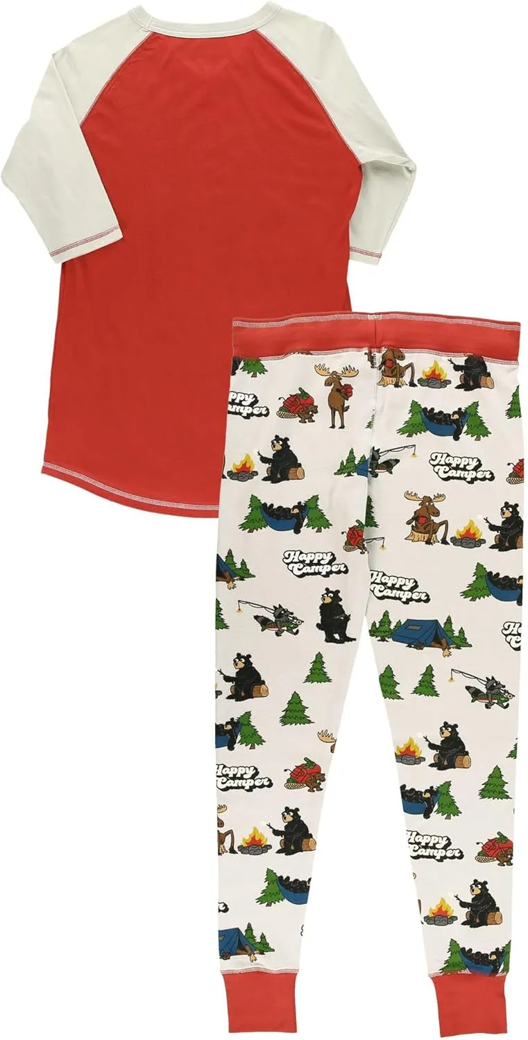 LazyOne Women's Soft Casual Pajama Leggings and Tall Tee Sets with Cute Fun Prints, Cute Women's Pajama Sets