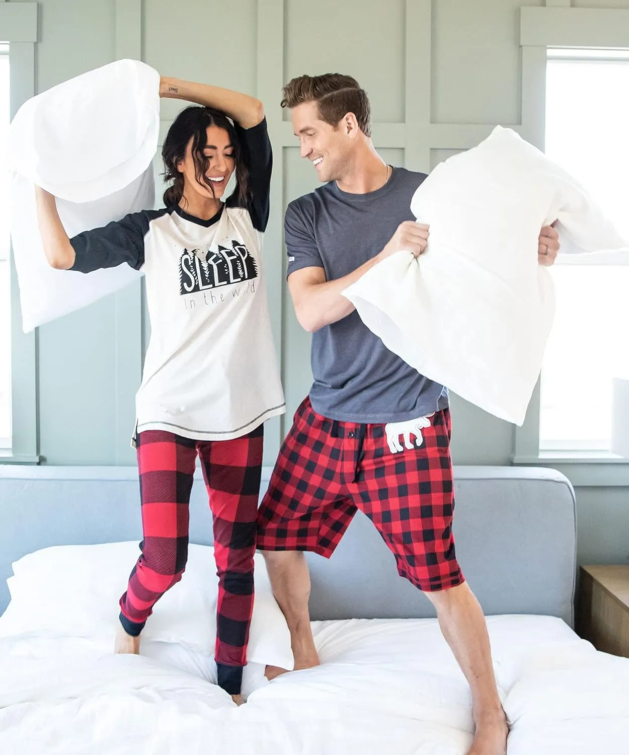 LazyOne Women's Soft Casual Pajama Leggings and Tall Tee Sets with Cute Fun Prints, Cute Women's Pajama Sets