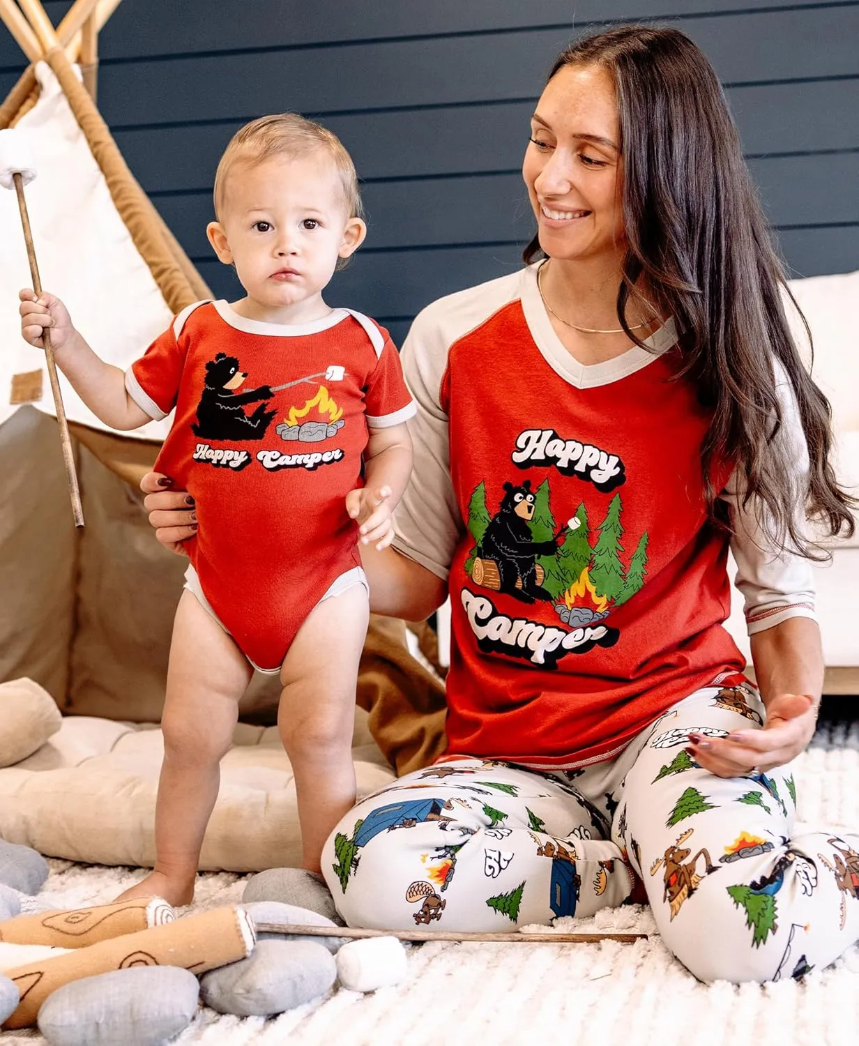 LazyOne Women's Soft Casual Pajama Leggings and Tall Tee Sets with Cute Fun Prints, Cute Women's Pajama Sets