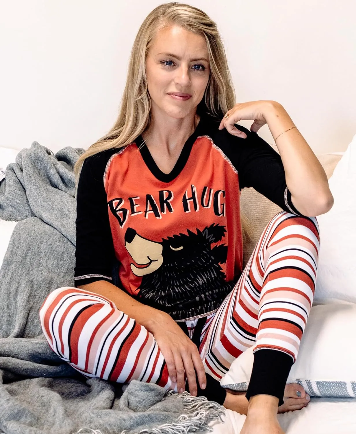 LazyOne Women's Soft Casual Pajama Leggings and Tall Tee Sets with Cute Fun Prints, Cute Women's Pajama Sets