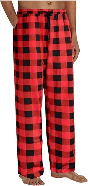 LCMTWX Mens Christmas Pajamas Pants Pajama Pants with Drawstring and Pockets Men Pajama Pants Funny Christmas Pajamas