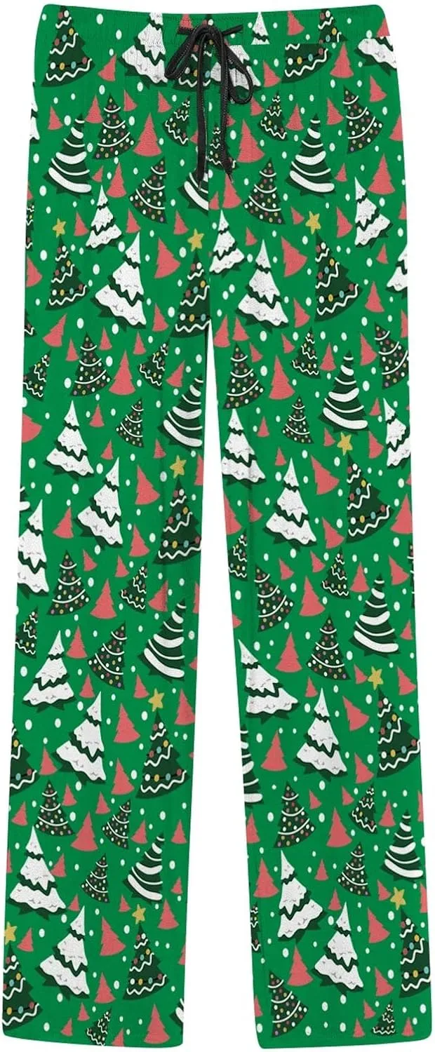 LCMTWX Pajama Pants Casual Pants Pajama Pants with Drawstring and Pockets Pj Pants Men's Pajama Bottoms Christmas Pajamas