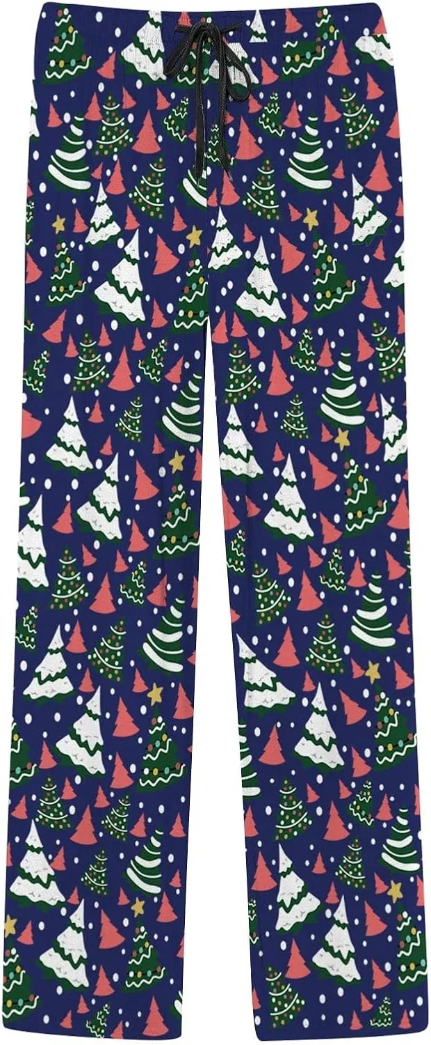 LCMTWX Pajama Pants Casual Pants Pajama Pants with Drawstring and Pockets Pj Pants Men's Pajama Bottoms Christmas Pajamas