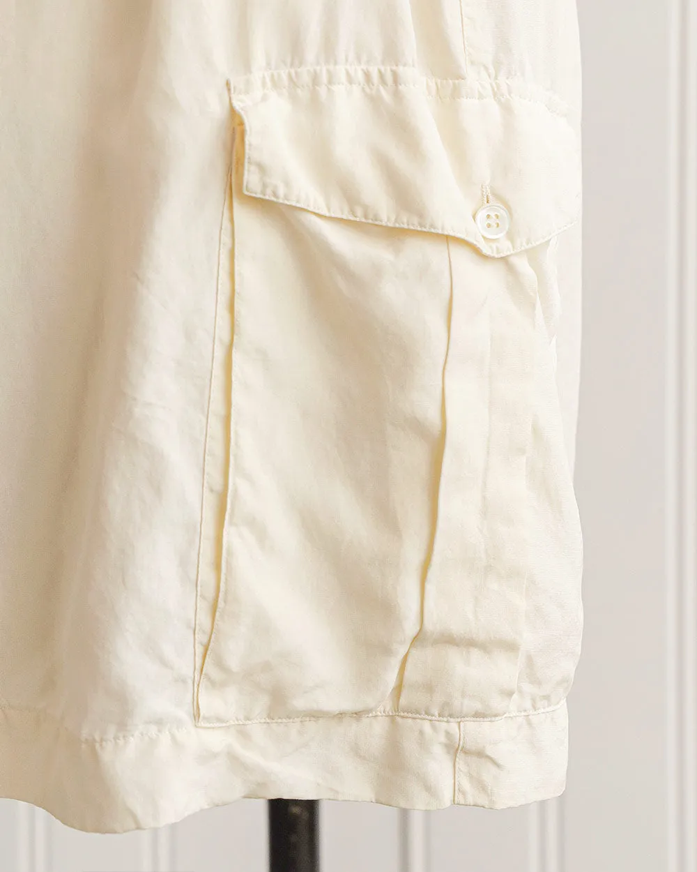 Lemasson Silk Cargo Shorts