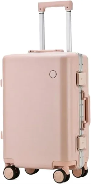 Light Suitcase Multifunctional Partition Trolley Case Light Password Travel Hardside Carry On Luggage Wheeled Luggage(A,26in)