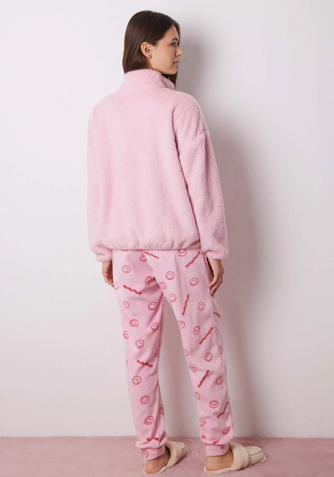 Long Sleeves Long Pant Pyjama - Pink
