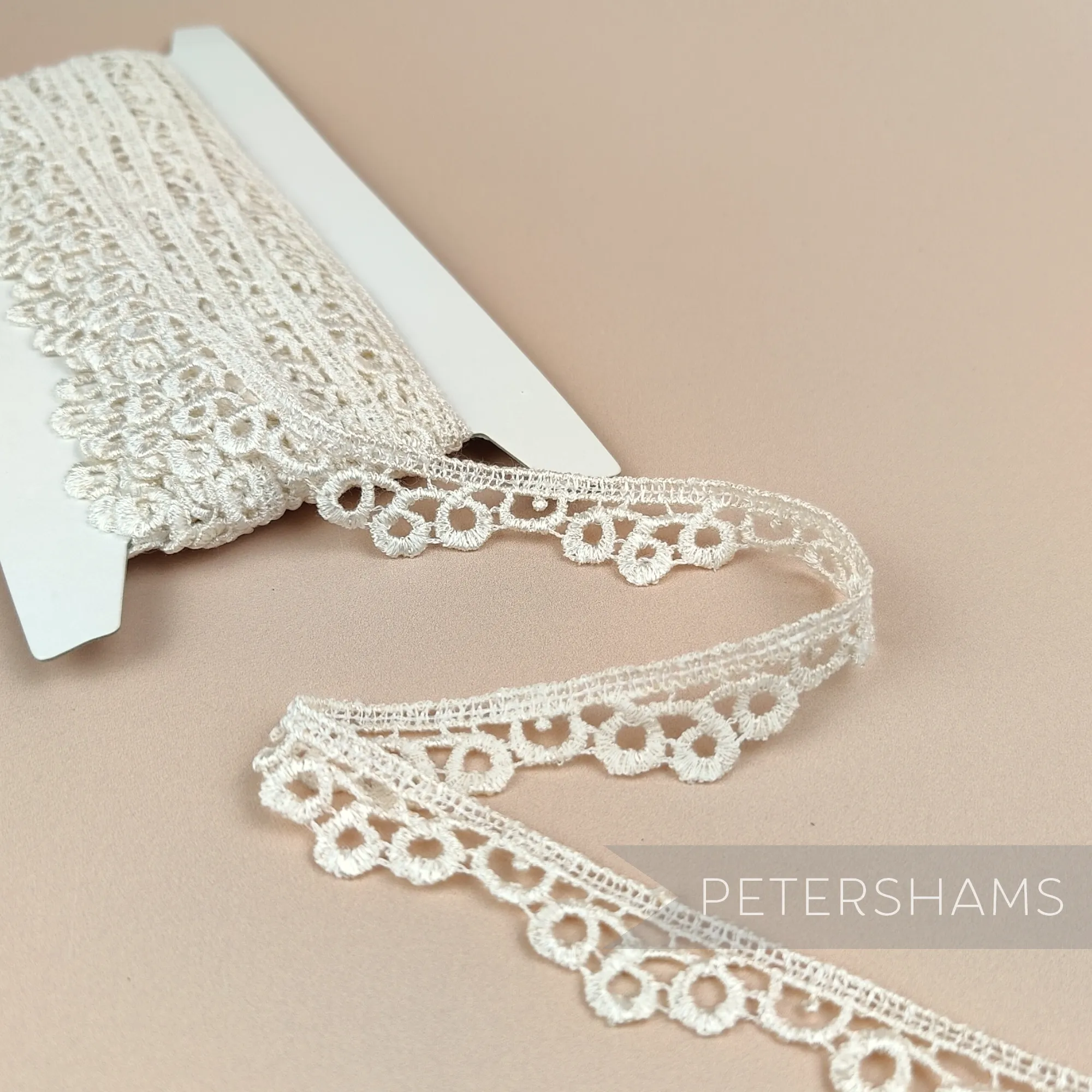 Loopidy Loo 20mm Vintage 1960/70ss Ivory Guipure Lace - 1m