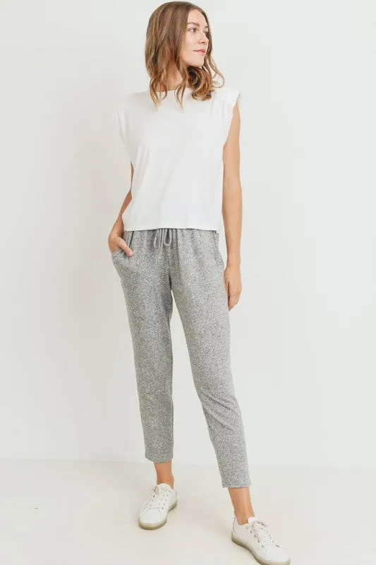 Loose Knit Cropped Pants - Final Sale