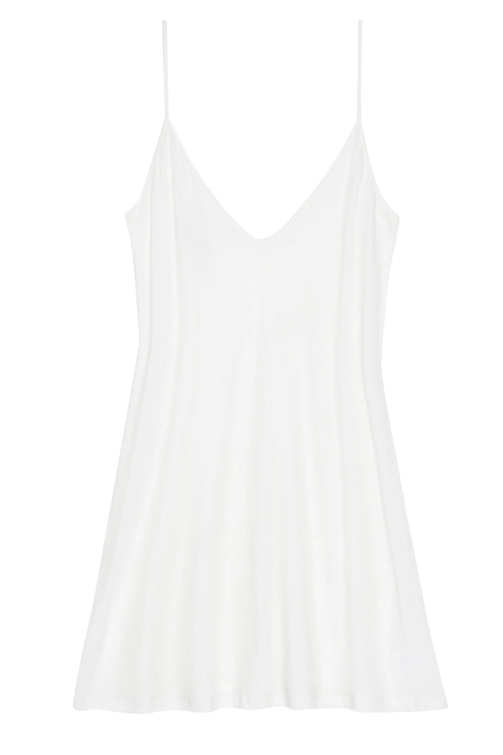 Lounge Pima Cotton Slip in Ivory