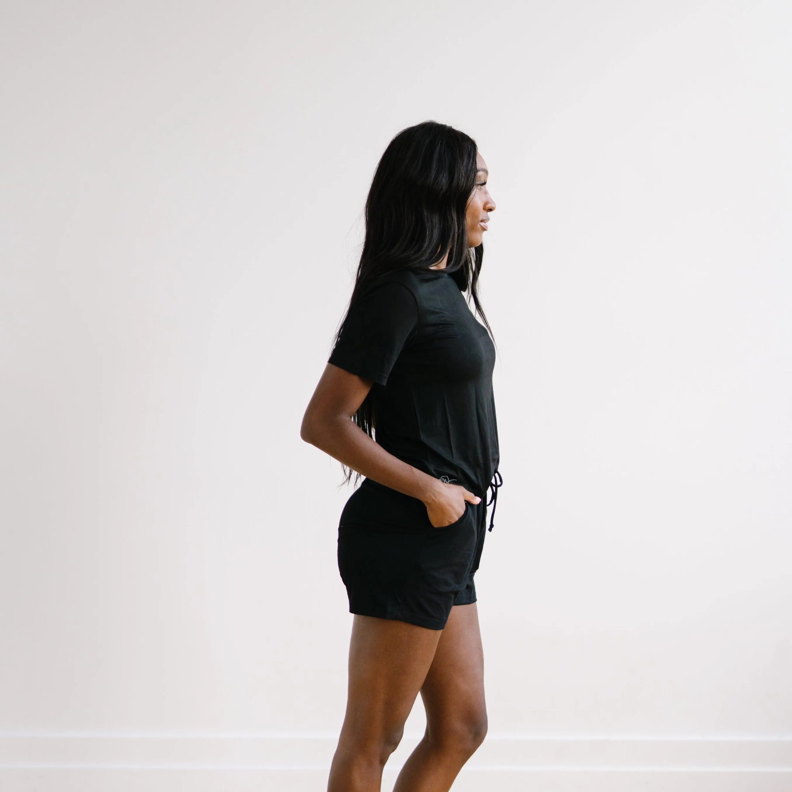 Lounge Premium Pajama Shorts - Black
