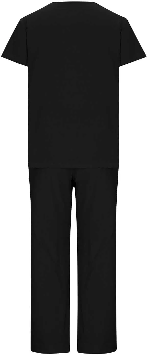 Lounge Sets for Women Two Piece Summer Cotton Linen Outfits Short Sleeve Comfy Tshirt Wide Leg Pants Comfy Sets
