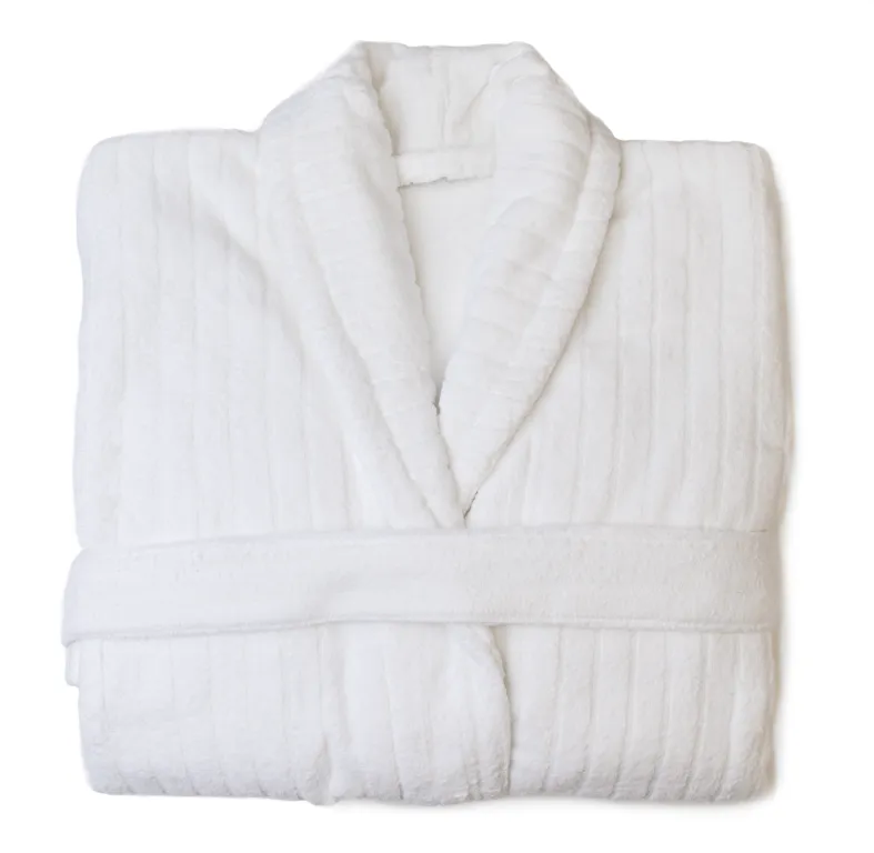 Luxury Striped Velour Bathrobes