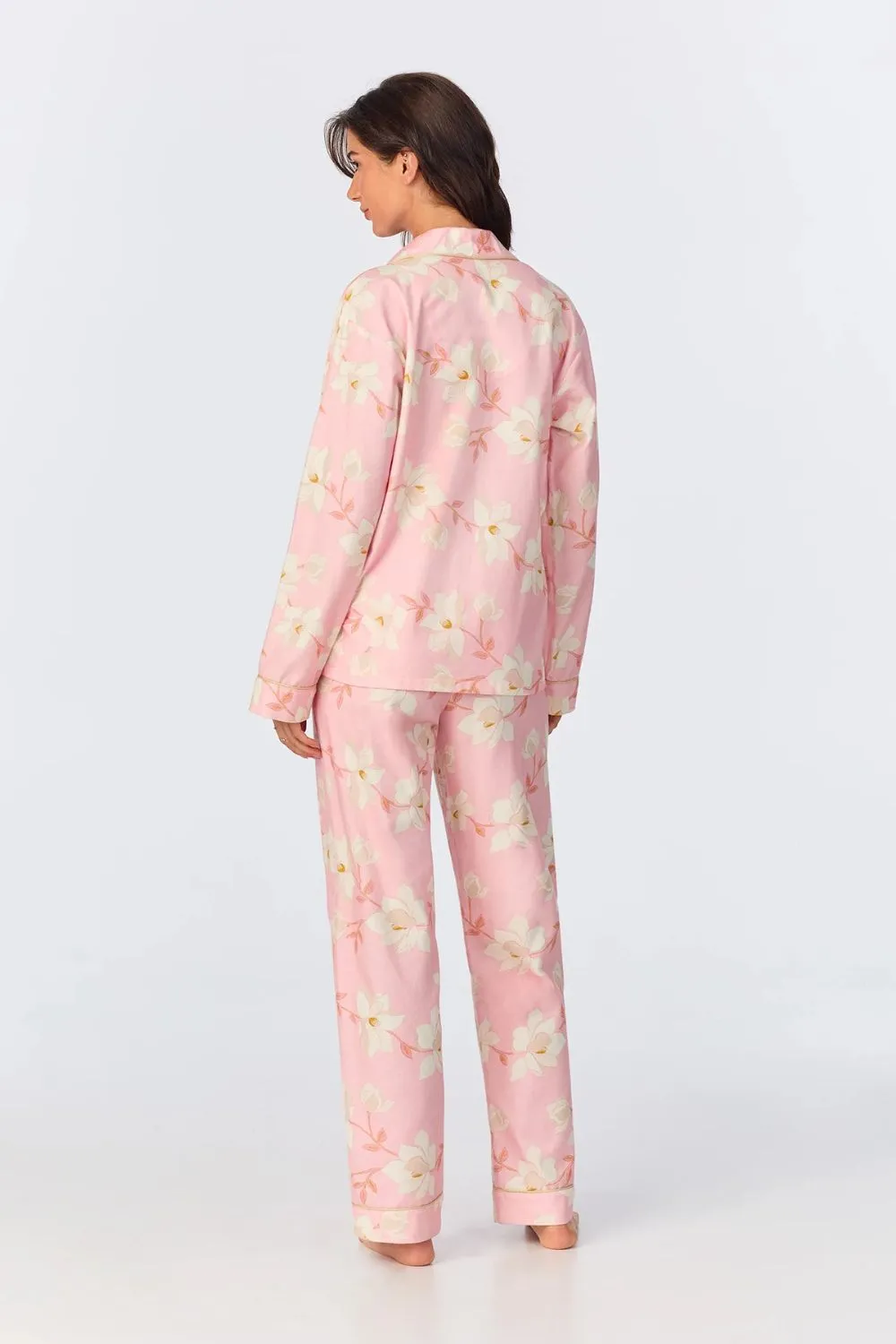 Magnolia Blossom Long Sleeve Classic PJ Set