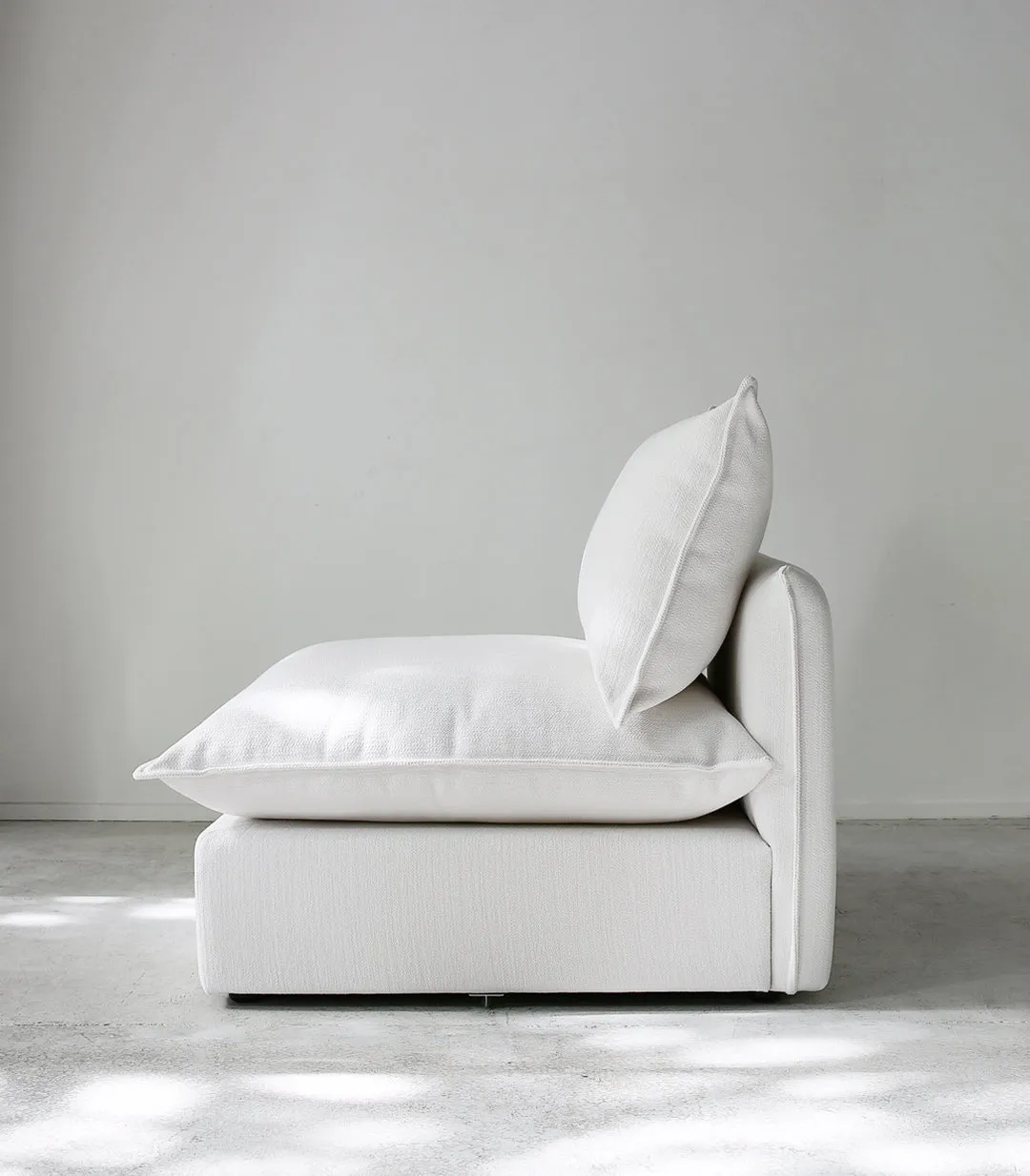 Malibu 4 Piece Modular Sofa / Fabric-Pure-Whitewash
