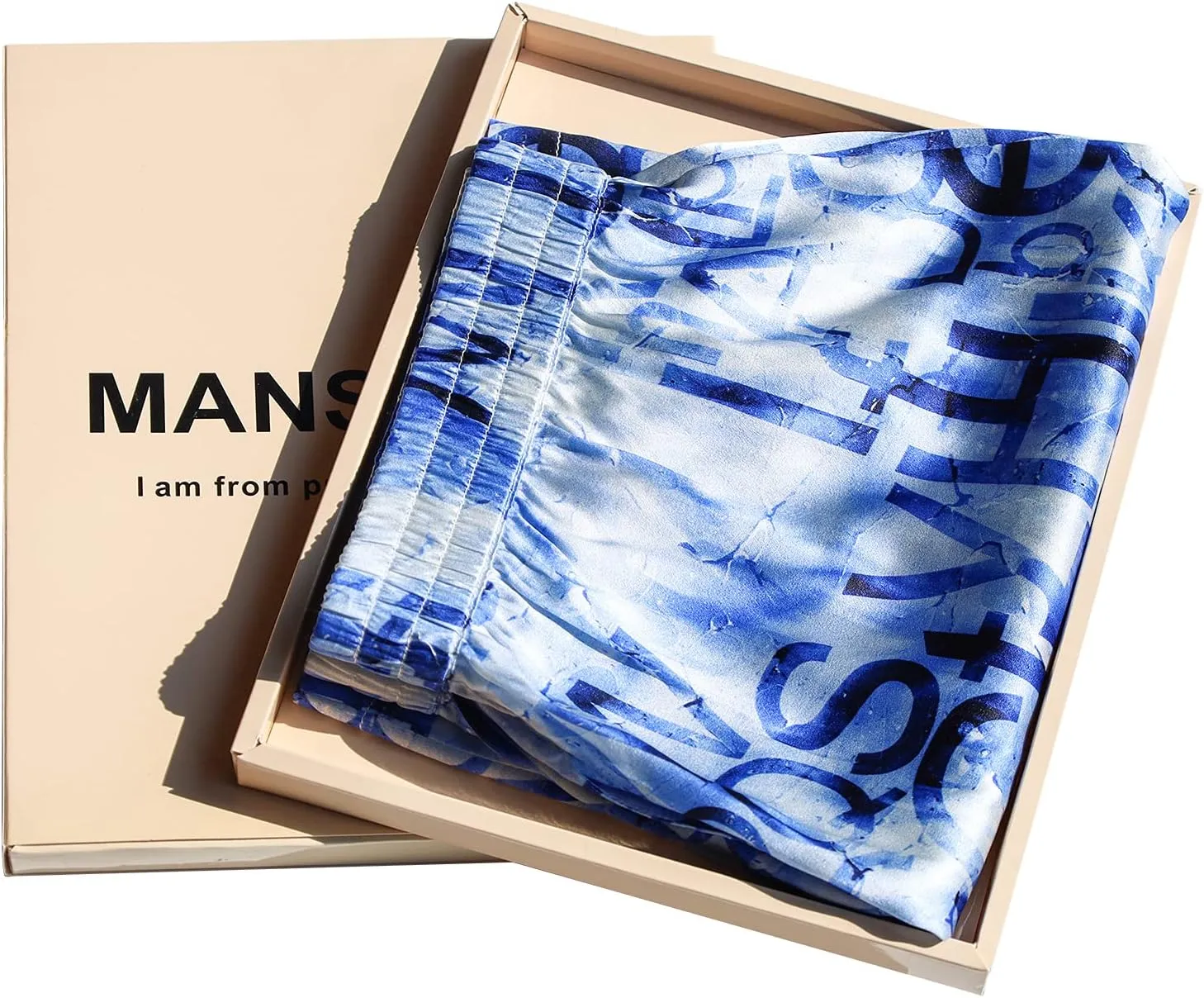 MANSPHIL Silk Boxer Shorts for Men, Grade 6A 100% Mulberry Silk