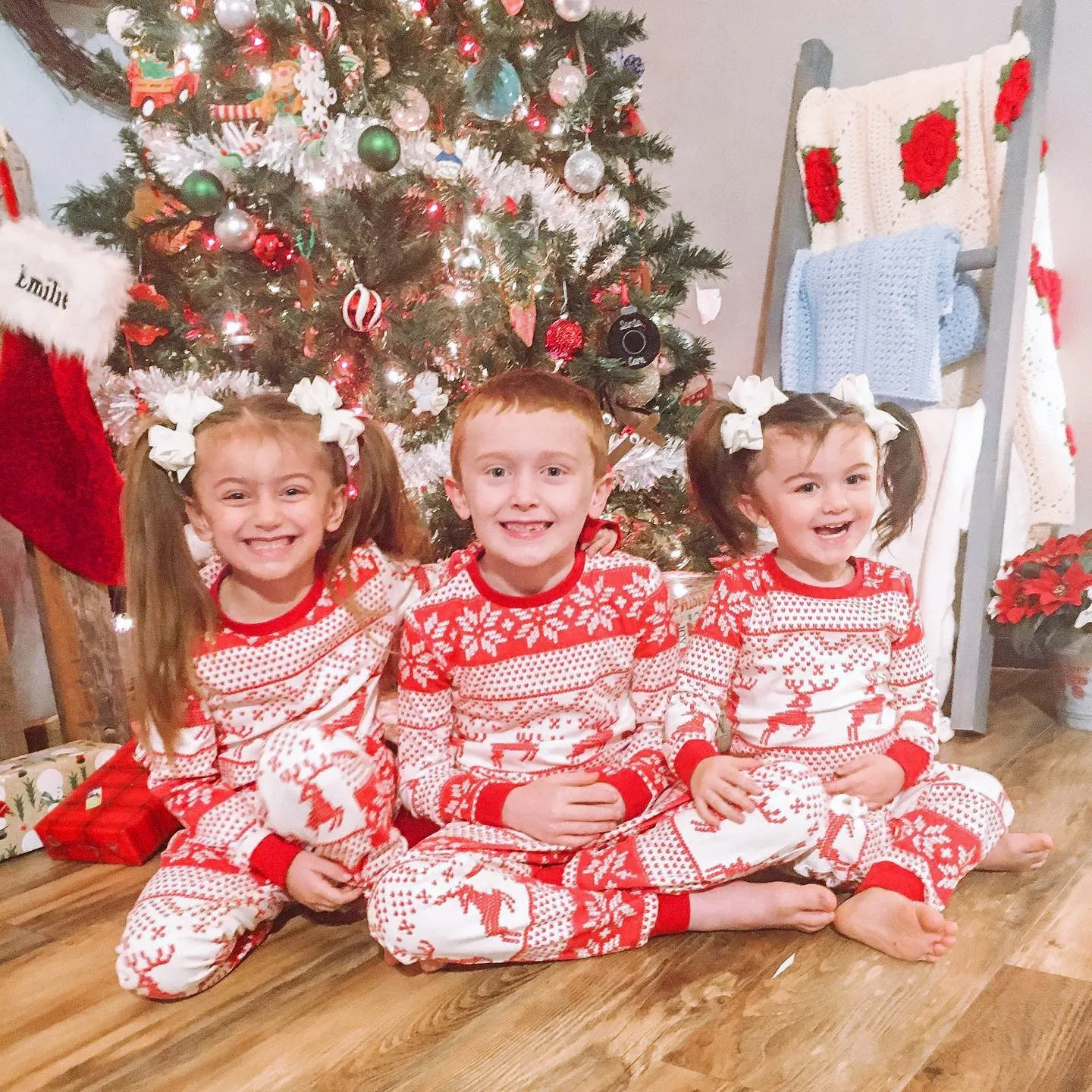 Matching Christmas PJs- Adults & Kids. 2024 Family Christmas Pajamas. WickedYo.