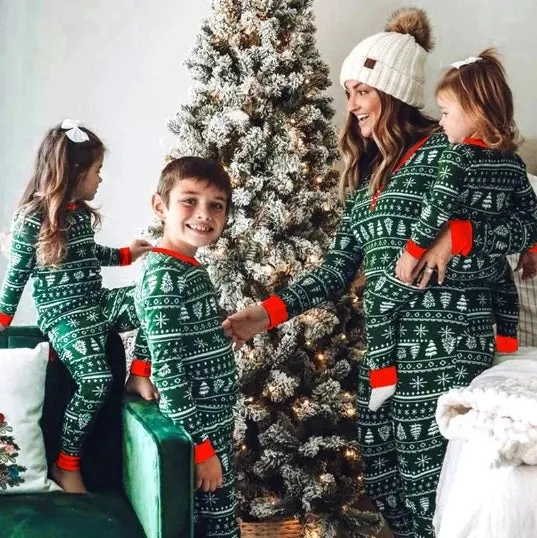Matching Family Christmas Pajama Set – Festive Sleepwear for Adults, Kids, and Babies