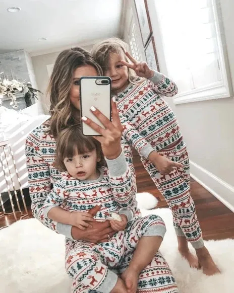 Matching Family Christmas Pajama Set – Festive Sleepwear for Adults, Kids, and Babies