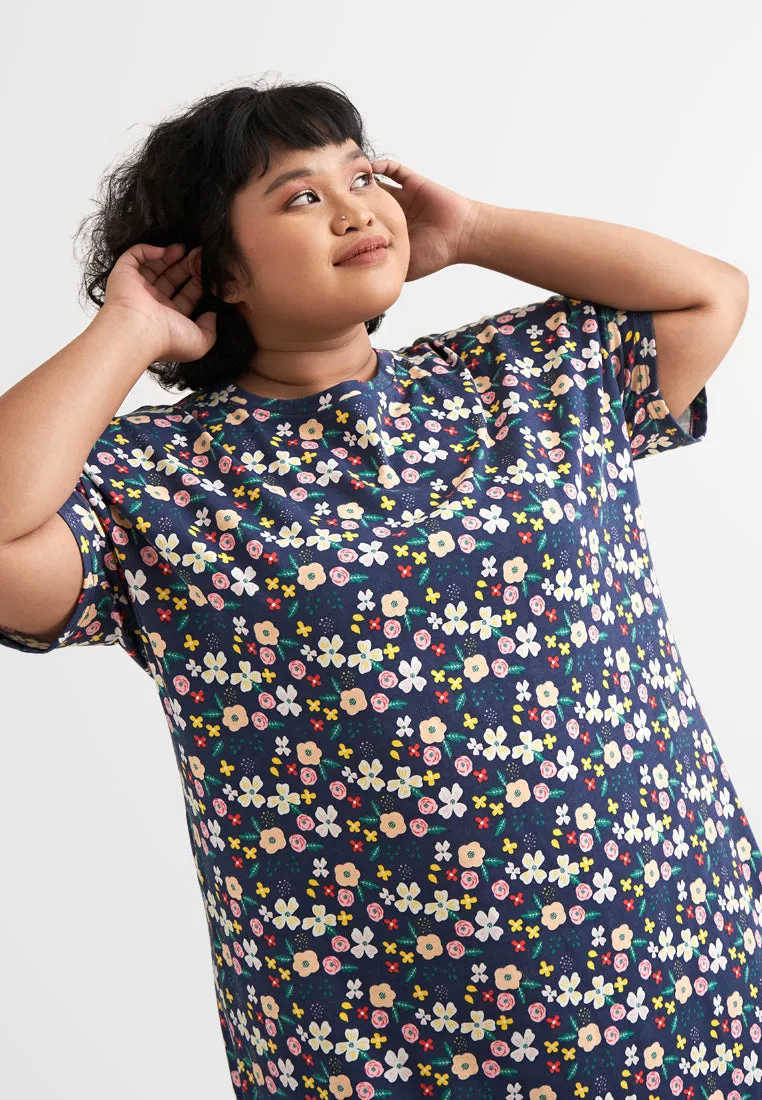 Melinda Floral Midi Sleep Dress