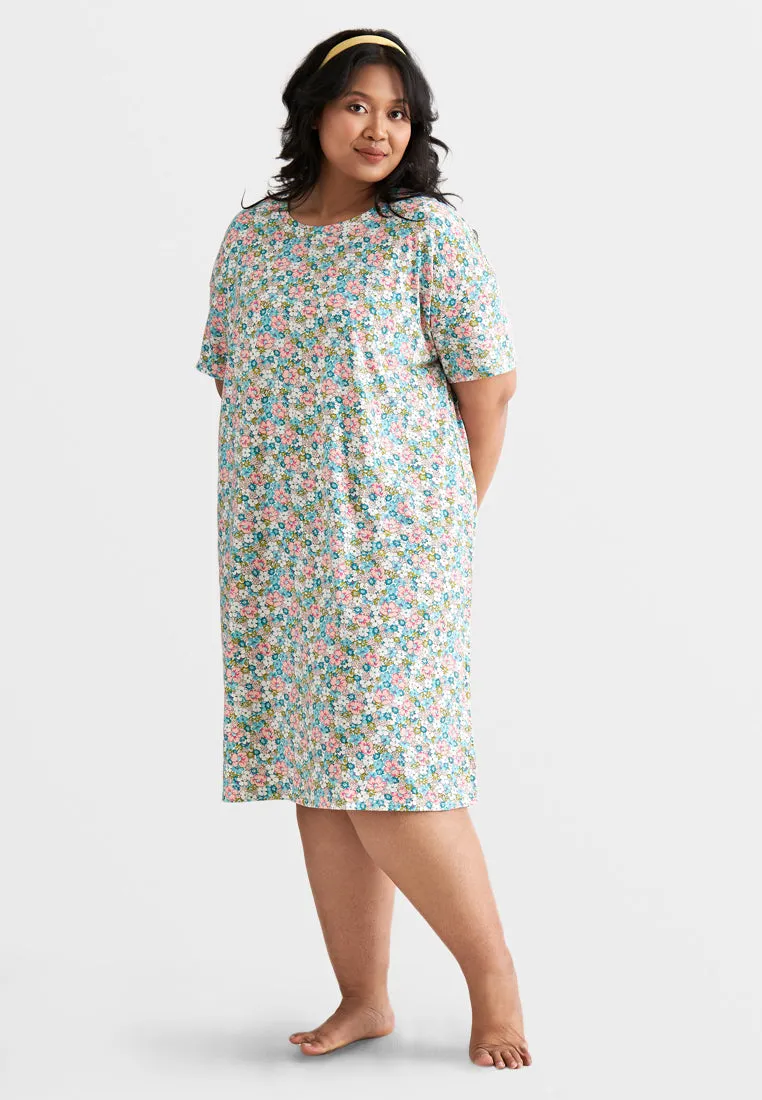 Melinda Floral Midi Sleep Dress