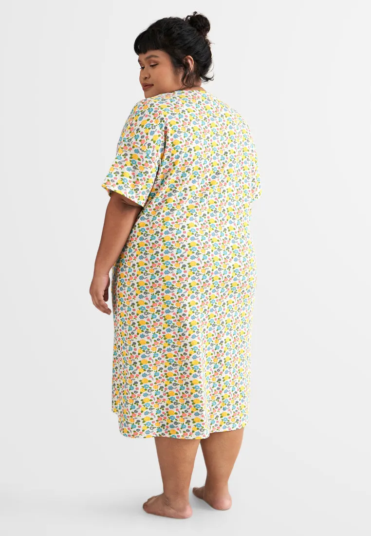 Melinda Floral Midi Sleep Dress