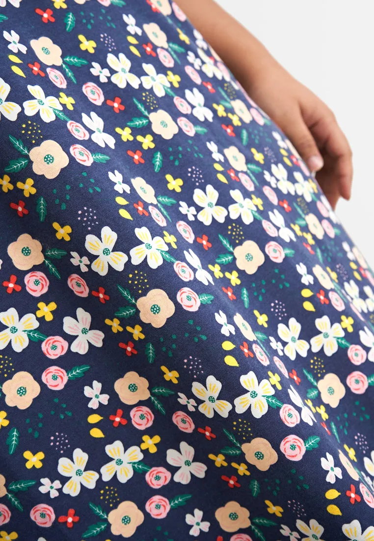 Melinda Floral Midi Sleep Dress