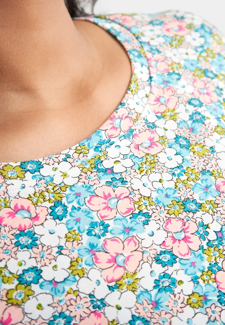 Melinda Floral Midi Sleep Dress