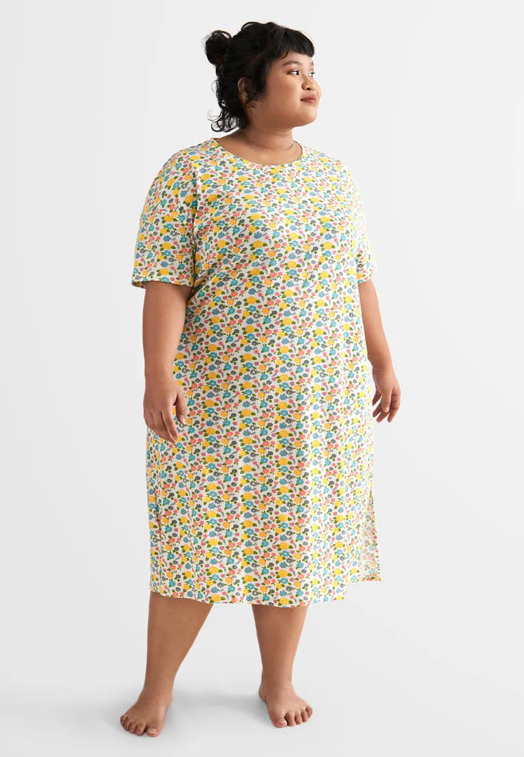 Melinda Floral Midi Sleep Dress