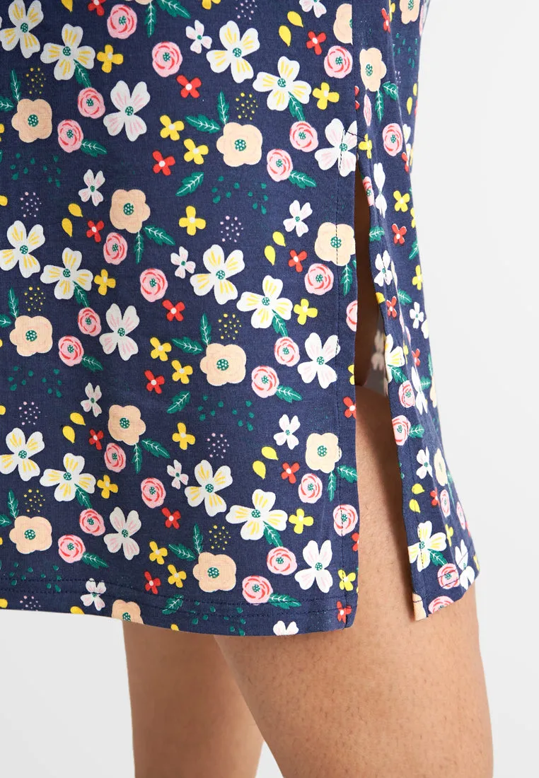 Melinda Floral Midi Sleep Dress