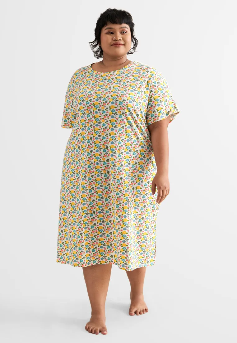 Melinda Floral Midi Sleep Dress