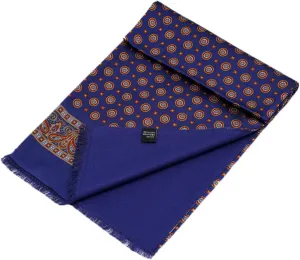 Men Silk Scarves 100 Silk Scarf with Brushed Silk Lining Neck Warmer with Tassels Fall Winter