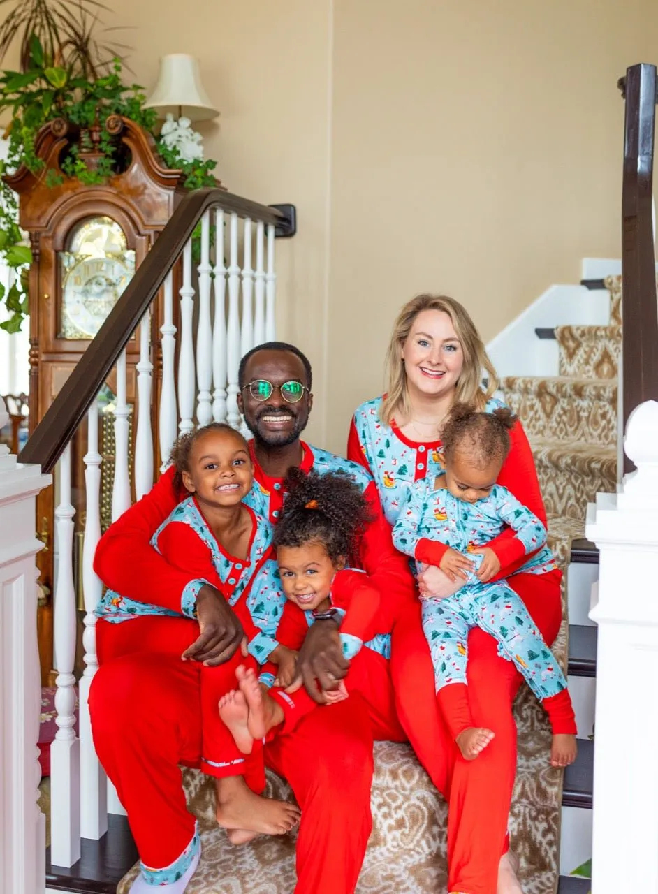 Men's Dark Santa Bamboo Holiday Pajamas
