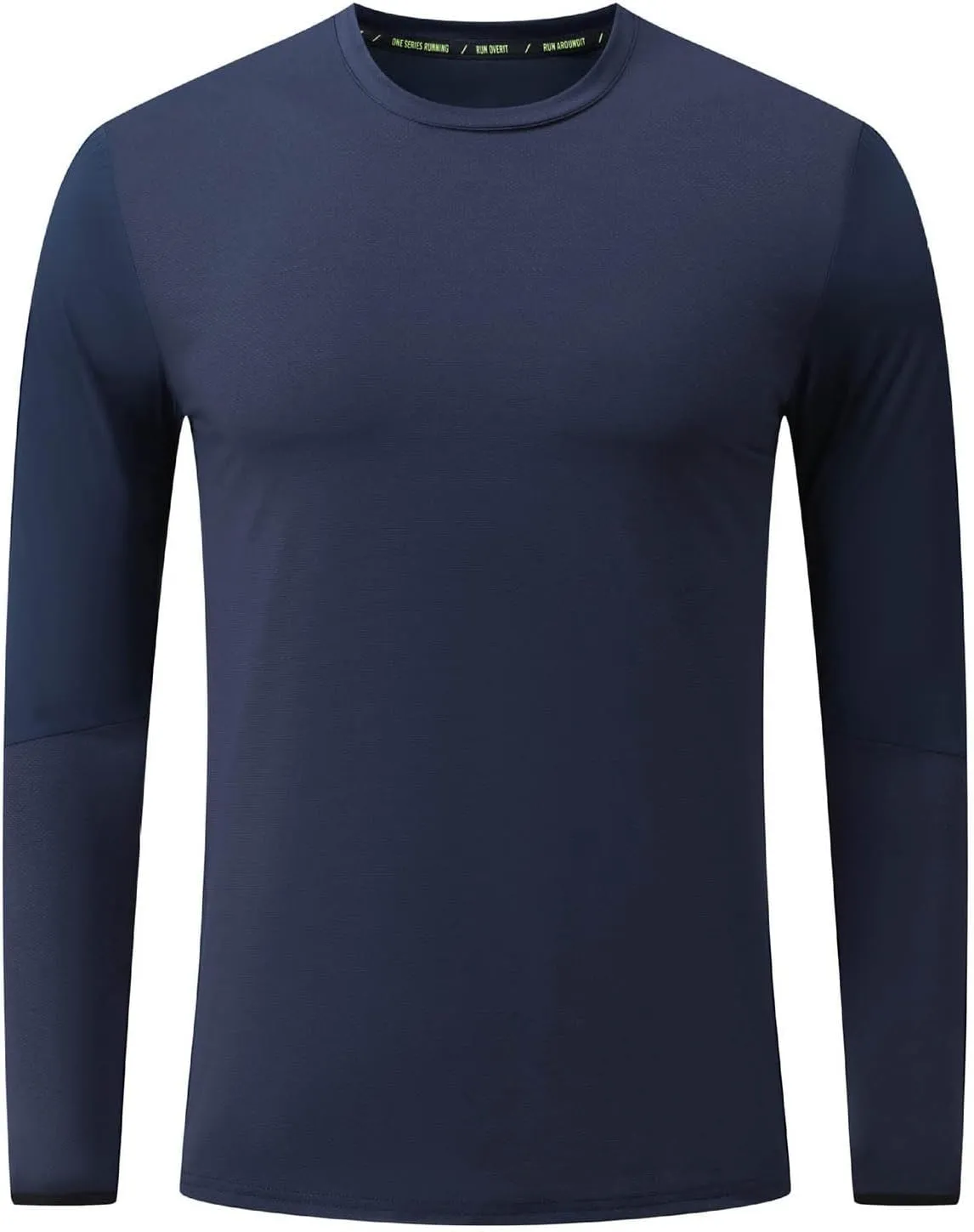 Mens Long Sleeve Shirts UPF 50  UV Sun Protection Athletic Shirt for Hiking Running Workout Rash Guard with Thumb Hole