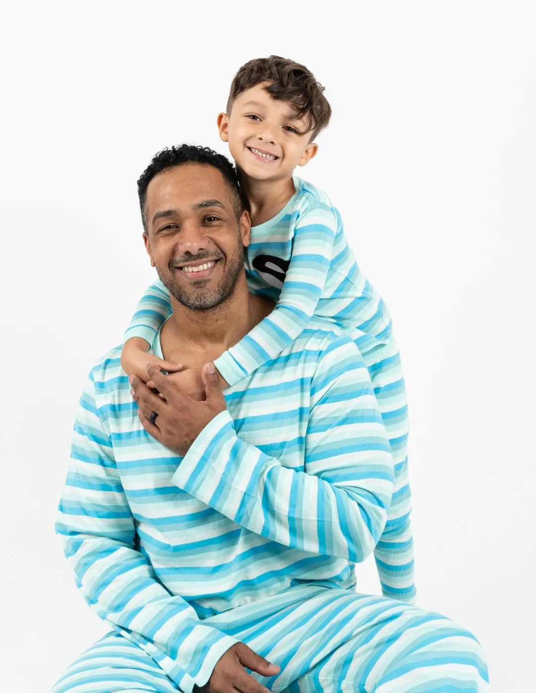 Mens Loose Fit Orca Stripes Pajamas