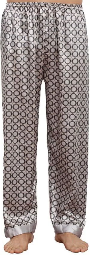 Mens Pajama Pants, Soft Cotton Sleep Lounge Pants Solid Comfort Soft Sleep Pant with Pockets and Drawstring
