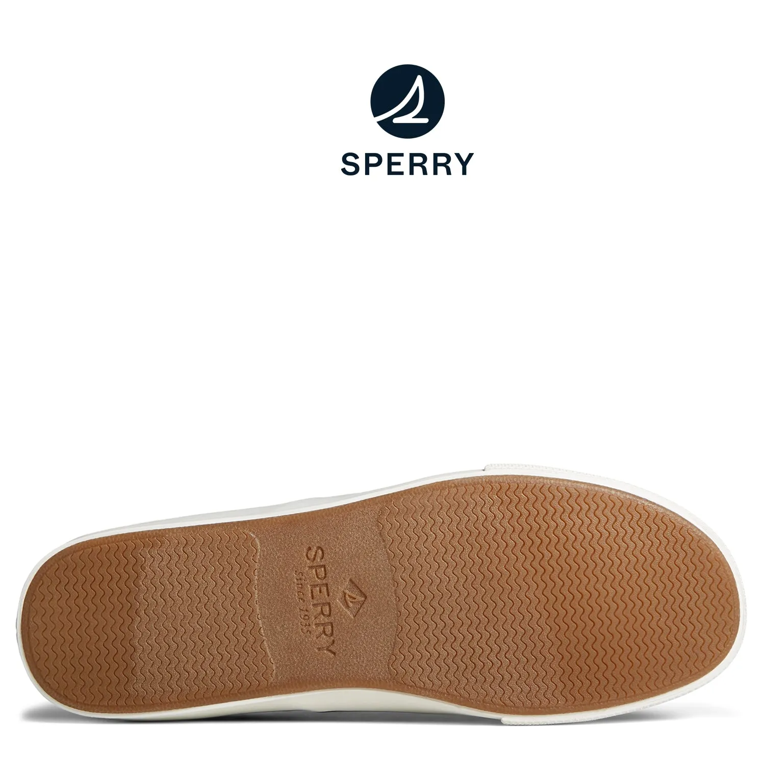 Men's SeaCycled™ Striper II Slub Linen Sneaker Black (STS25664)