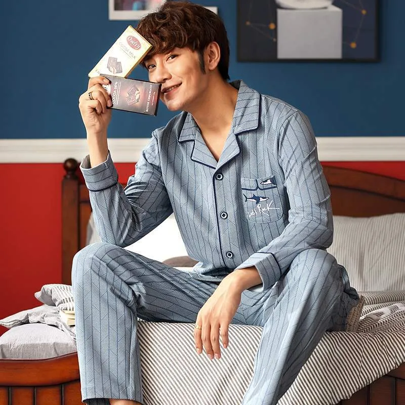 Men's Spring & Autumn Pajamas