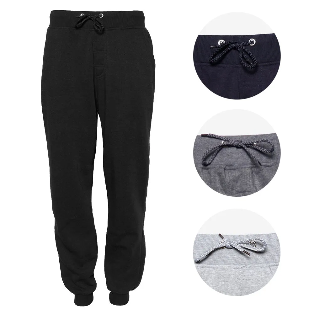 Mens Sweatpants Casual Jogger Active Lifestyle Pockets Sports Slim Fit Pants