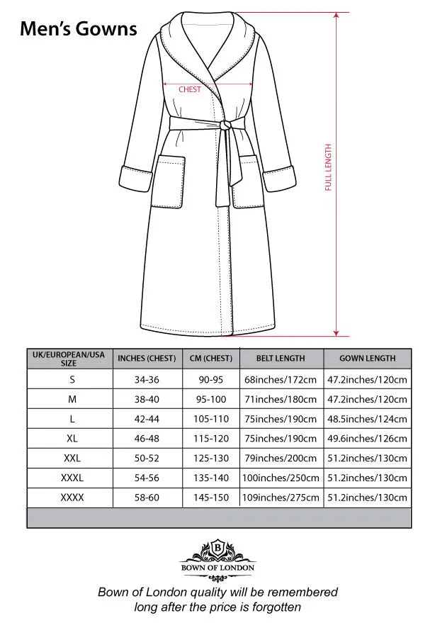 Men's Towelling Bathrobe - Cancun