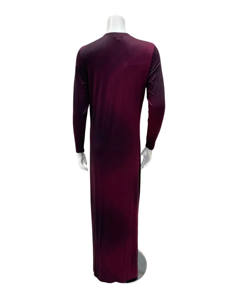 N5090-25 Berry Hazy Button Down Modal Nightgown