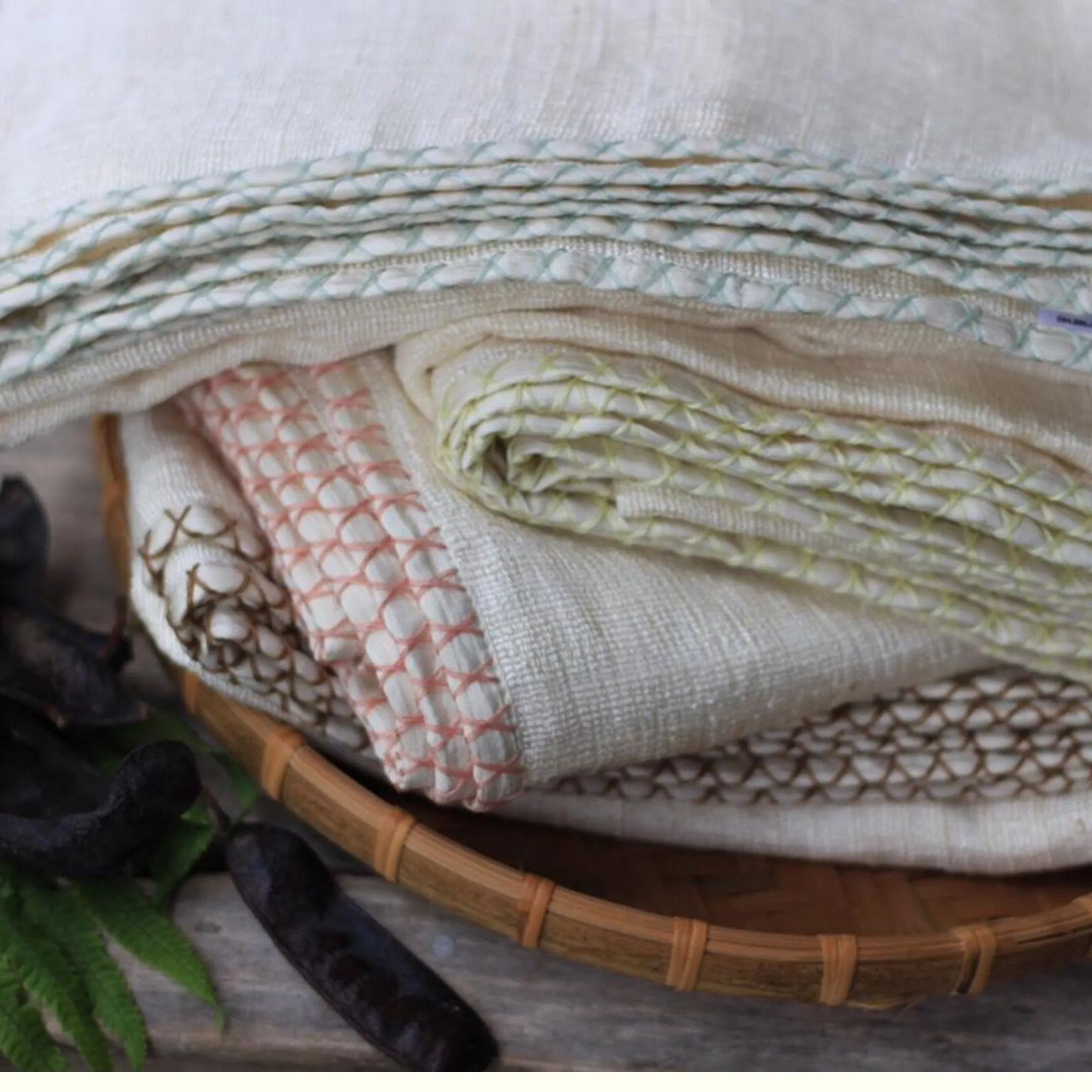 Natural Pure Raw Silk Towel for Hair, Face and Body