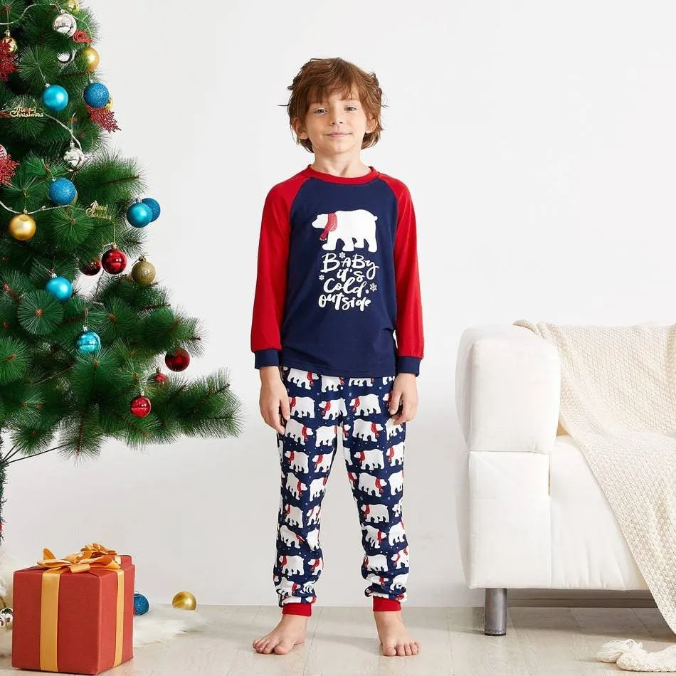 New Christmas Elements Printed Parent-Child Wear Set Family Wear Home Wear Set