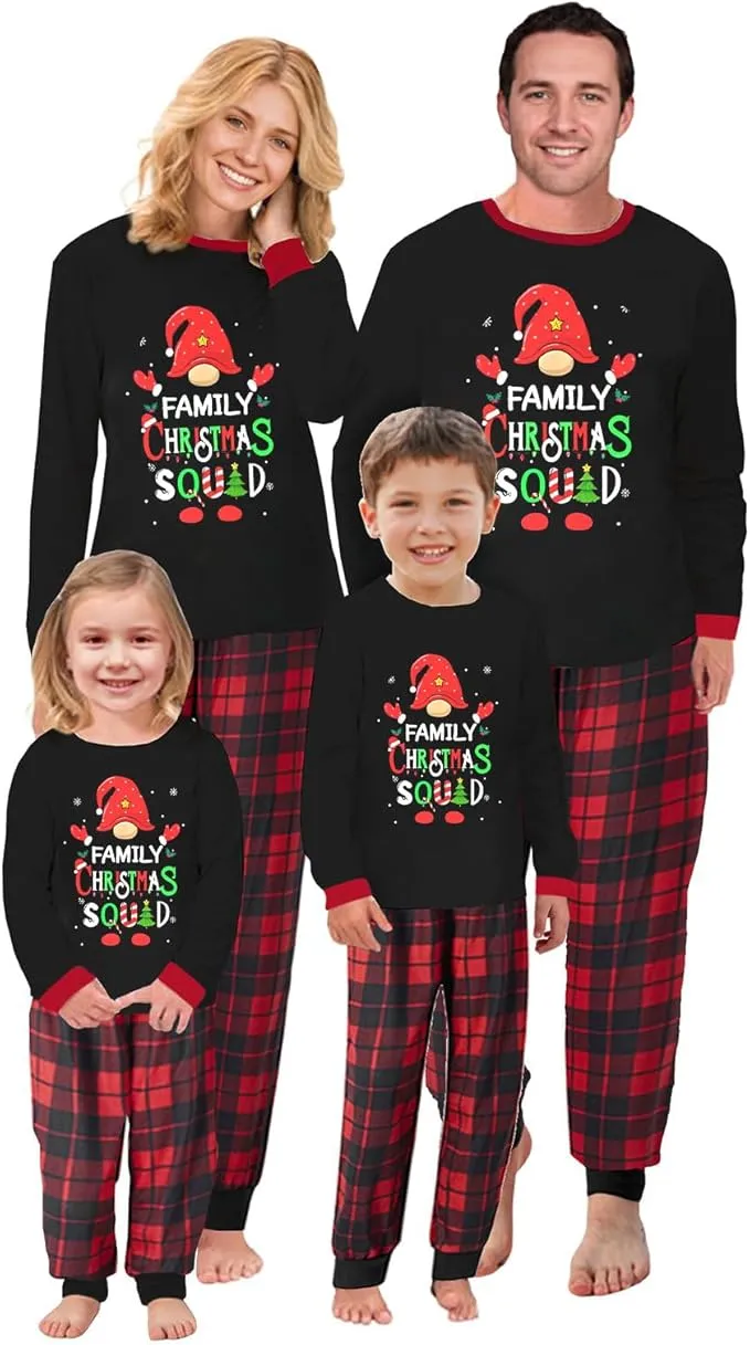 NEW EzonYanGo Family Christmas Squad Sleepwear 2 Piece PJs Set for Women, WOMENS ONLY, Sz L!
