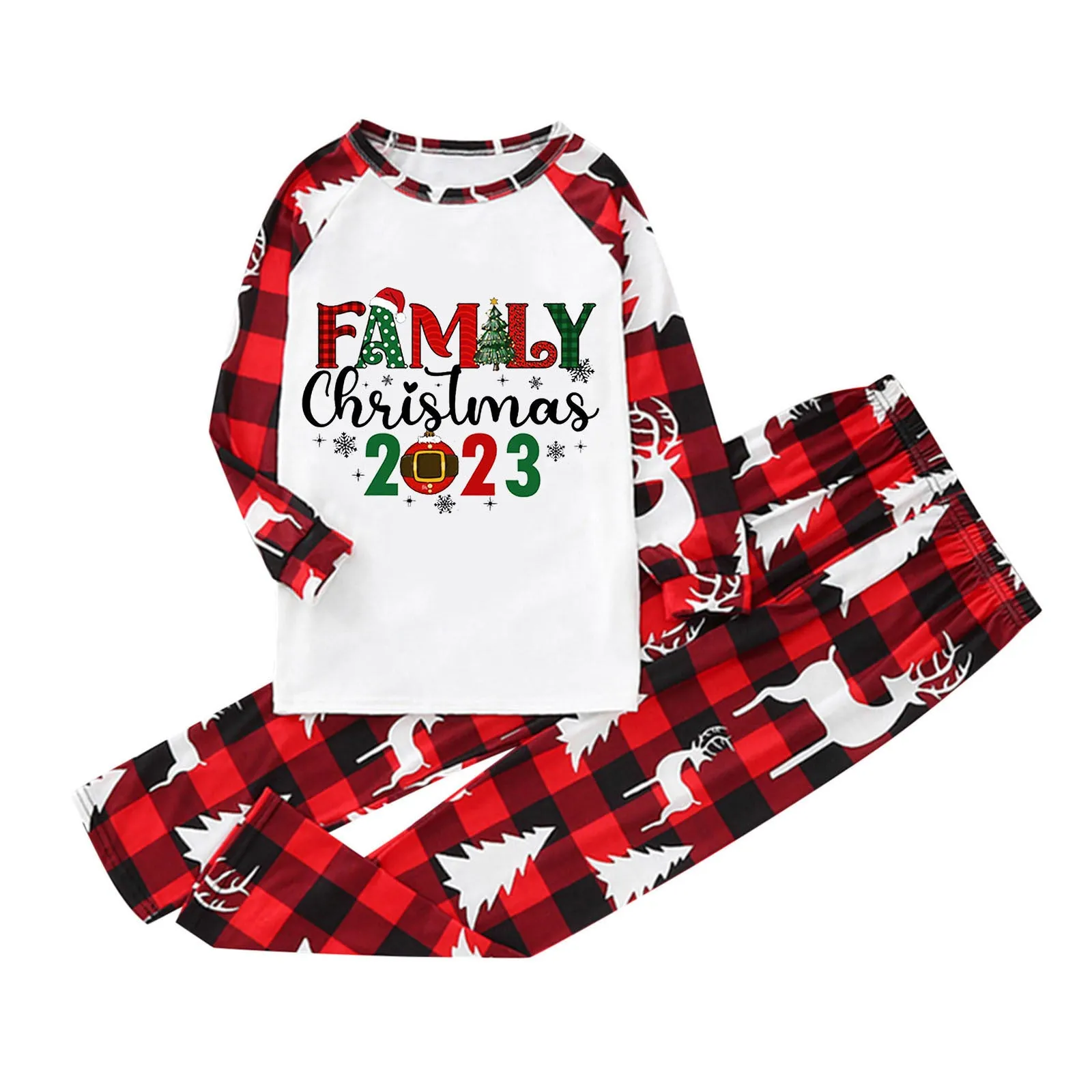 New Family Matching Christmas Pajamas Set