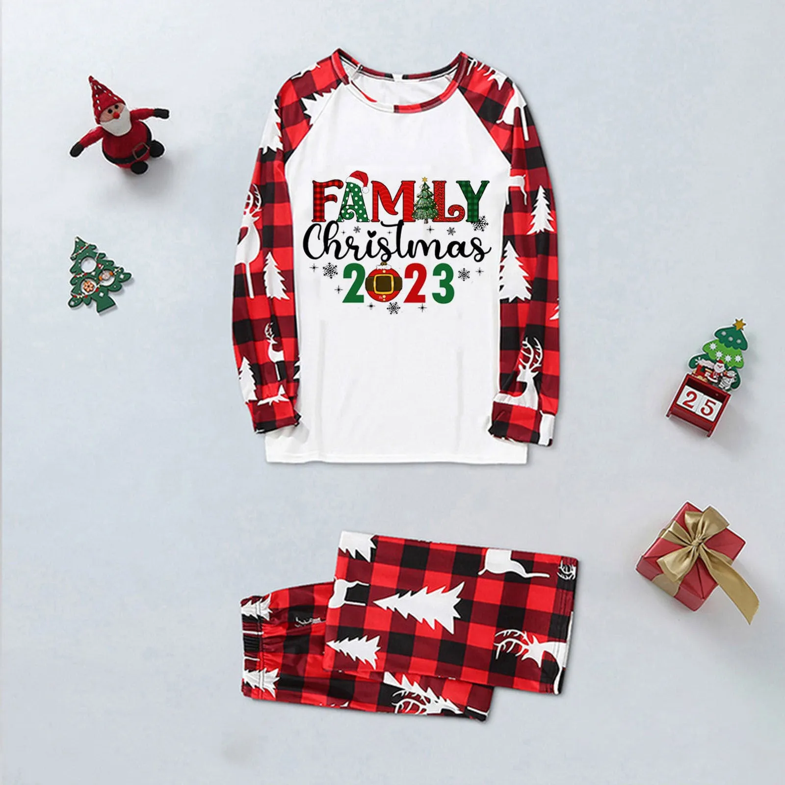 New Family Matching Christmas Pajamas Set