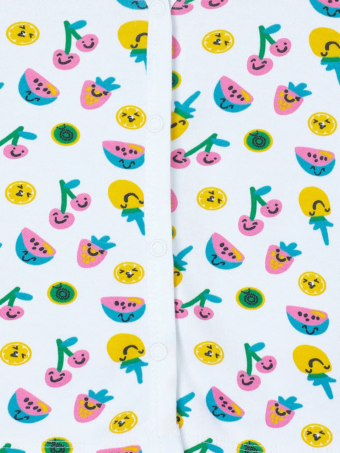 Newborn and Infant Pajama Set Combo of 3: Summer Melon-Berry Bites-Mango Mia